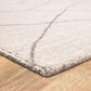 Karastan Tangier RG187-620 9" x 12" Tribal Diamond Silver Area Rug, , large