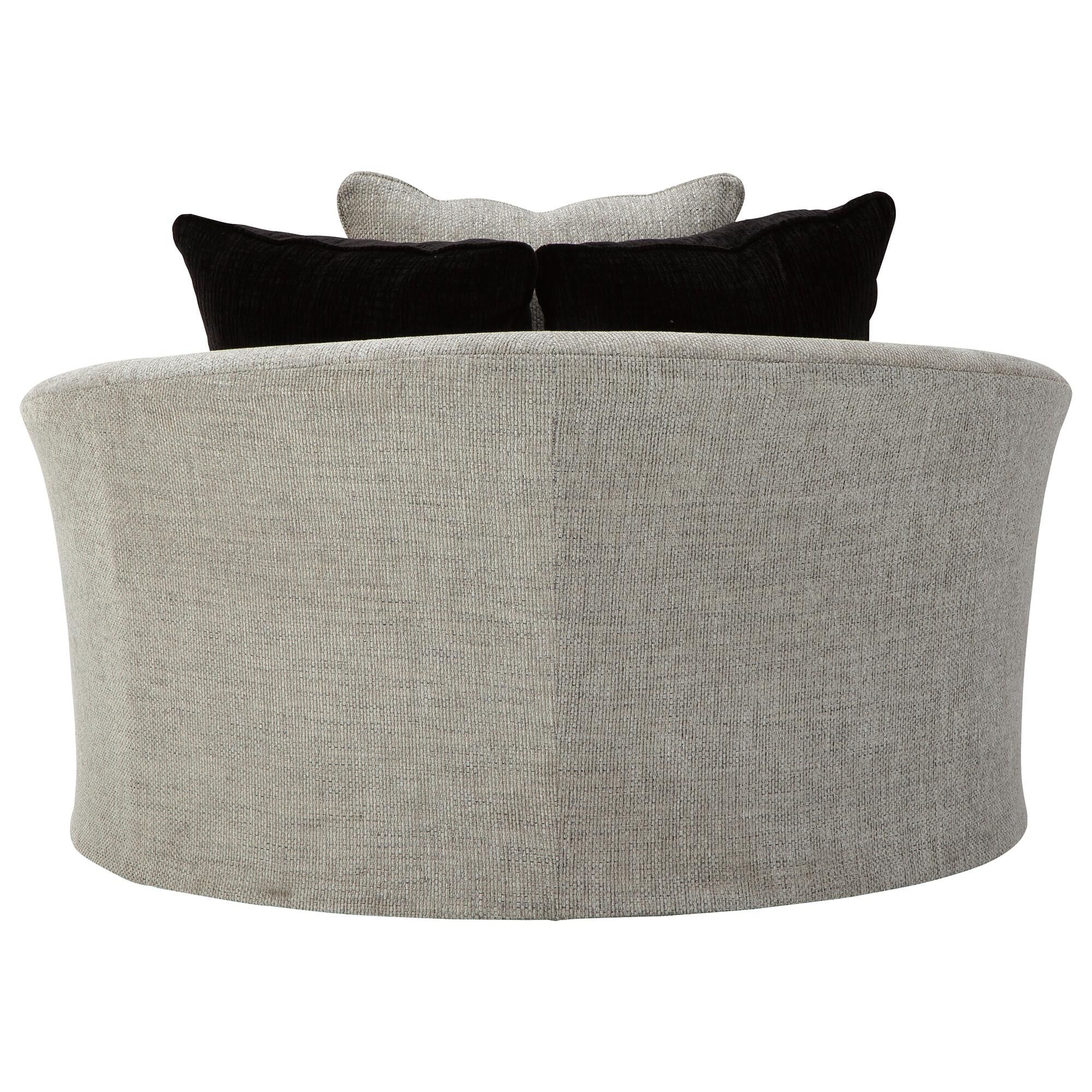 Signature Design by Ashley Megginson Oversized Round Swivel Chair