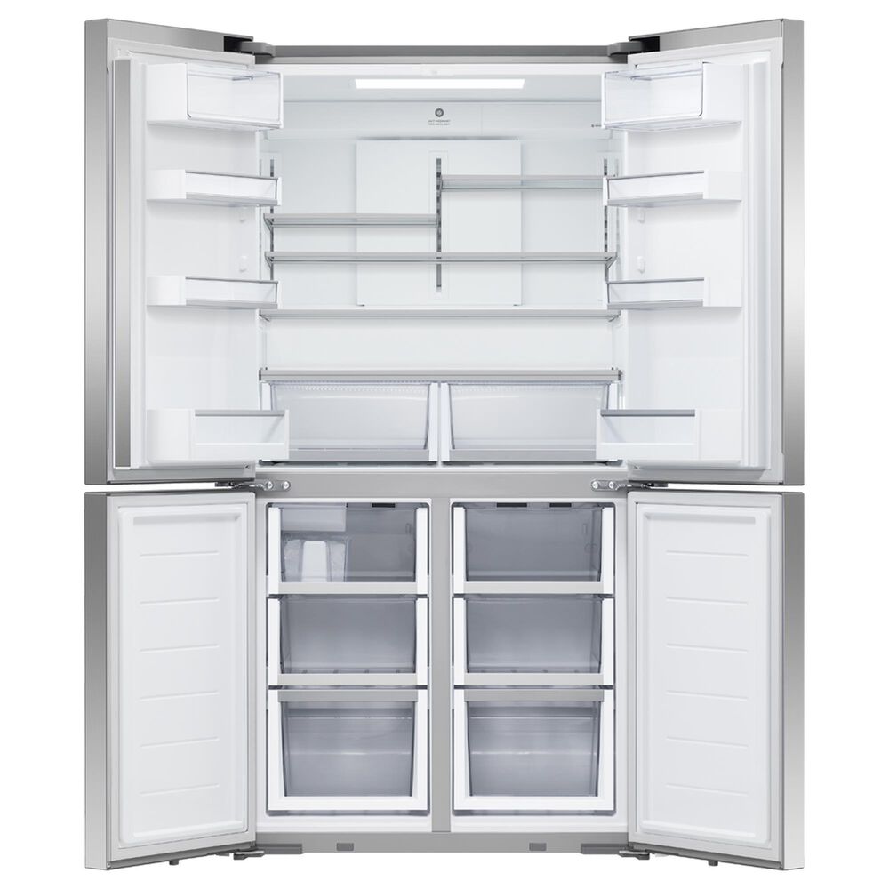 Fisher &amp; Paykel 3-Piece Kitchen Package with 18.9 Cu. Ft. Freestanding French Door Refrigerator and Gas Range in Stainless Steel, , large