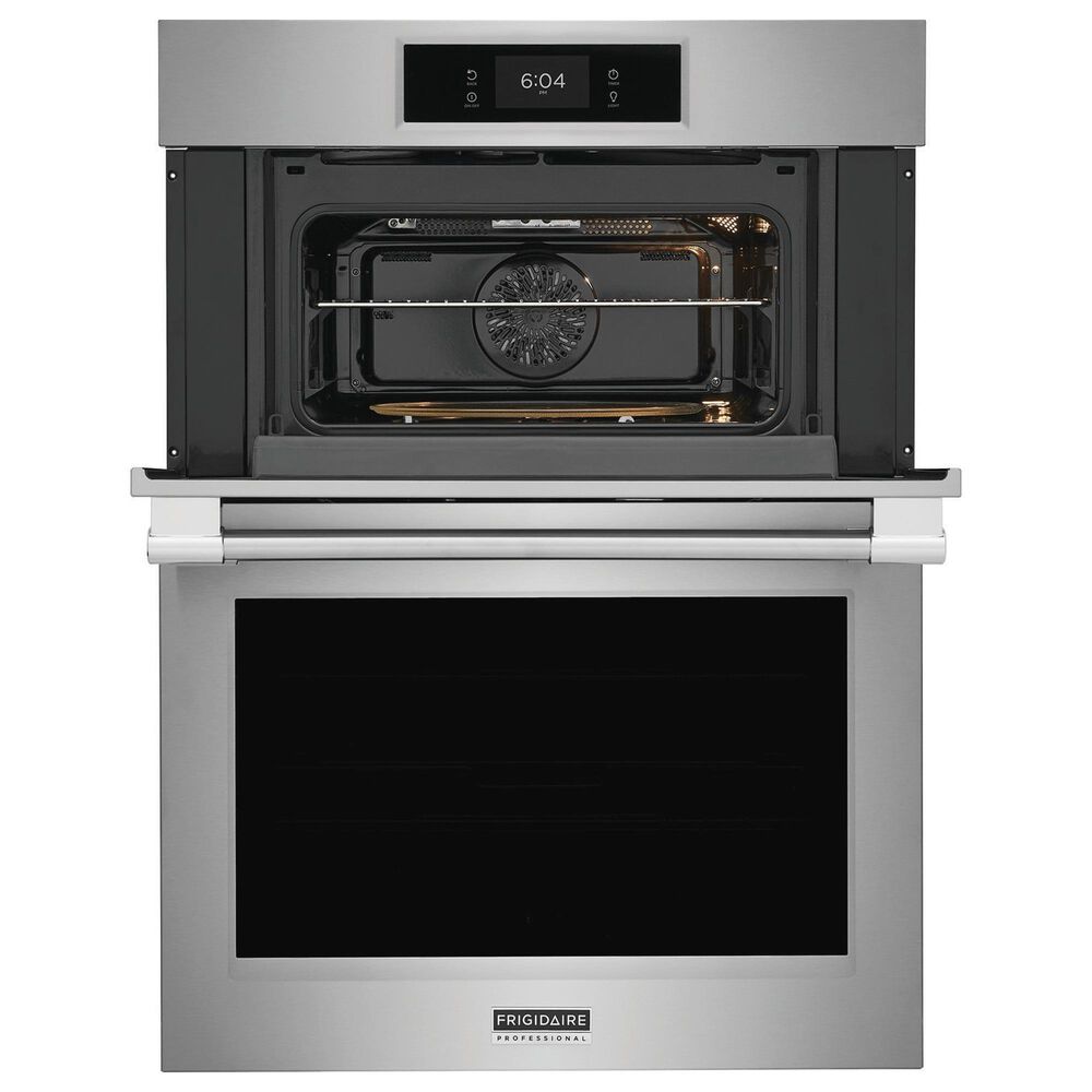 Frigidaire Professional Professional 2-Piece Kitchen Package with 30" Microwave Combination Wall Oven and 30" Electric Cooktop in Stainless Steel, , large