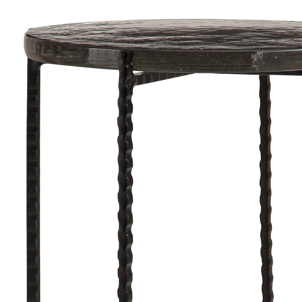 Ashley Newgoren Accent Table in Clear and Black, , large