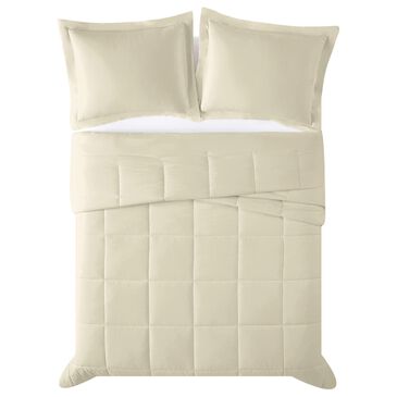 Pem America Truly Calm Silver Cool 2-Piece Twin/Twin XL Comforter Set in Khaki, , large