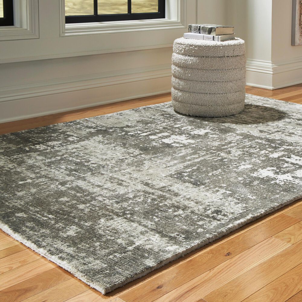 Ashley Valmontic 5&#39; x 7&#39; Gray and Ivory Area Rug, , large