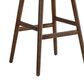 Armen Living Elias 30" Swivel Bar Stool in Brown Oak, , large