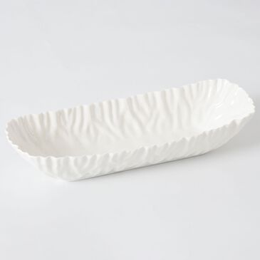 Pampa Bay Mascali Bianca Deep Rectangular Server in White, , large