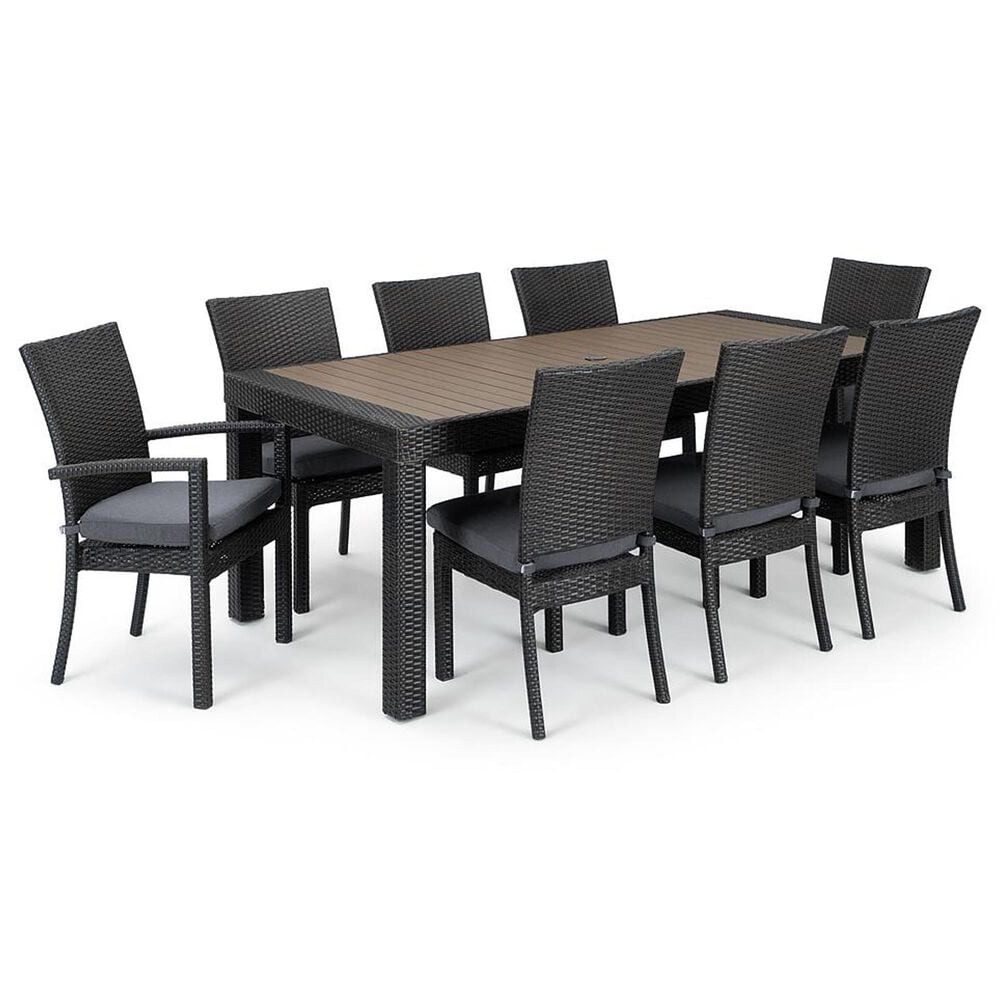 RST Brands Deco 9-Piece Patio Seating Set in Charcoal Gray, , large