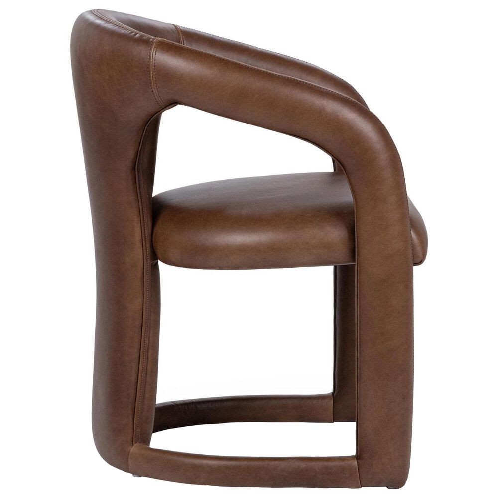 Classic Home Archie Arm Chair in Bison Brown, , large
