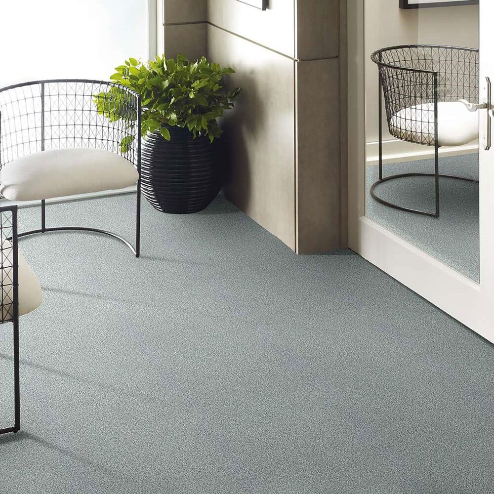 Shaw Find Your Comfort TT Blue Carpet in Water&#39;s Edge, , large
