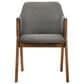 Blue River Arcadia and Renzo 5-Piece 48" Dining Set with Charcoal Cushion in Walnut, , large