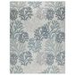 Nourison Garden Oasis Nautical Blue 9" x 12" Indoor/Outdoor Area Rug, , large