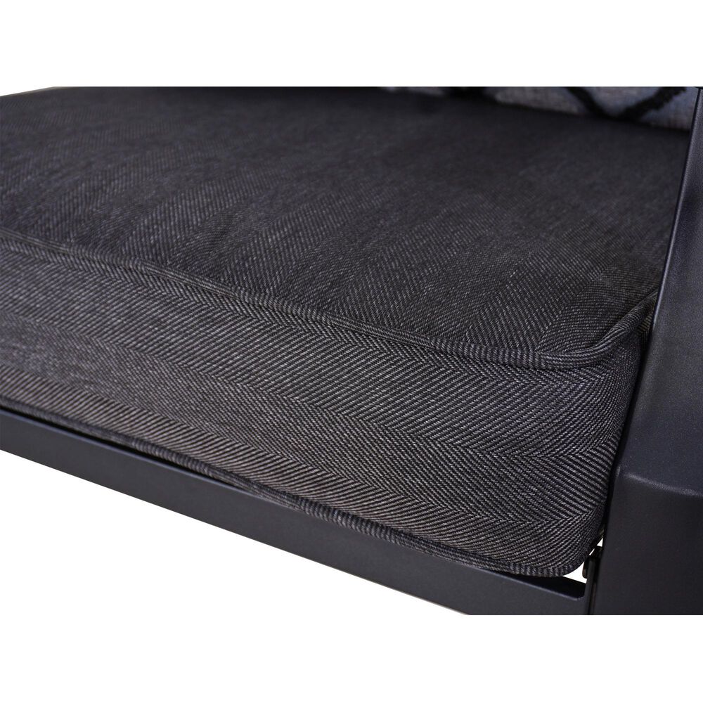 Global Note Collections Devon 3-Piece Chat Set in Ash Grey and Beluga Teardrop, , large