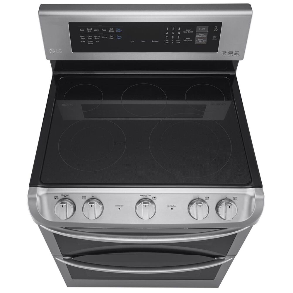 LG 7.3 Cu. Ft. Freestanding Electric Double Oven Range with Ceramic Top in Stainless Steel, , large