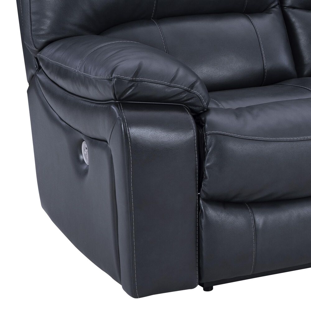 Ashley Leesworth Power Reclining Sofa in Ocean, , large