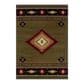 Oriental Weavers Hudson 87J 1"10" x 3"3" Green Scatter Rug, , large