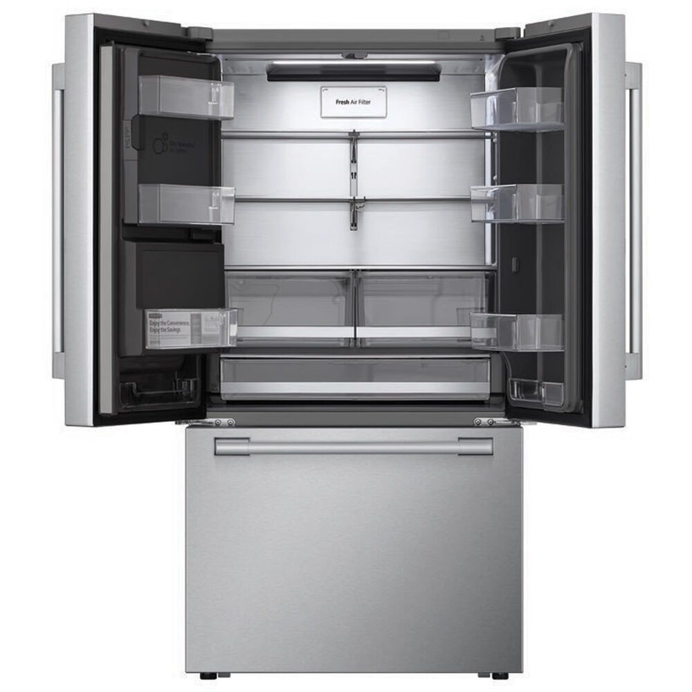 Signature Kitchen Suite 25.5 Cu. Ft. French Door Refrigerator in Stainless Steel, , large