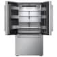 Signature Kitchen Suite 25.5 Cu. Ft. French Door Refrigerator in Stainless Steel, , large