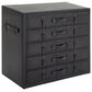 Maple and Jade 5-Drawer Room Chest with Stud and Buckle Detail in Black, , large