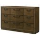 Crown Mark Lakecrest 4 Piece Queen Bedroom Set in Medium Brown, , large