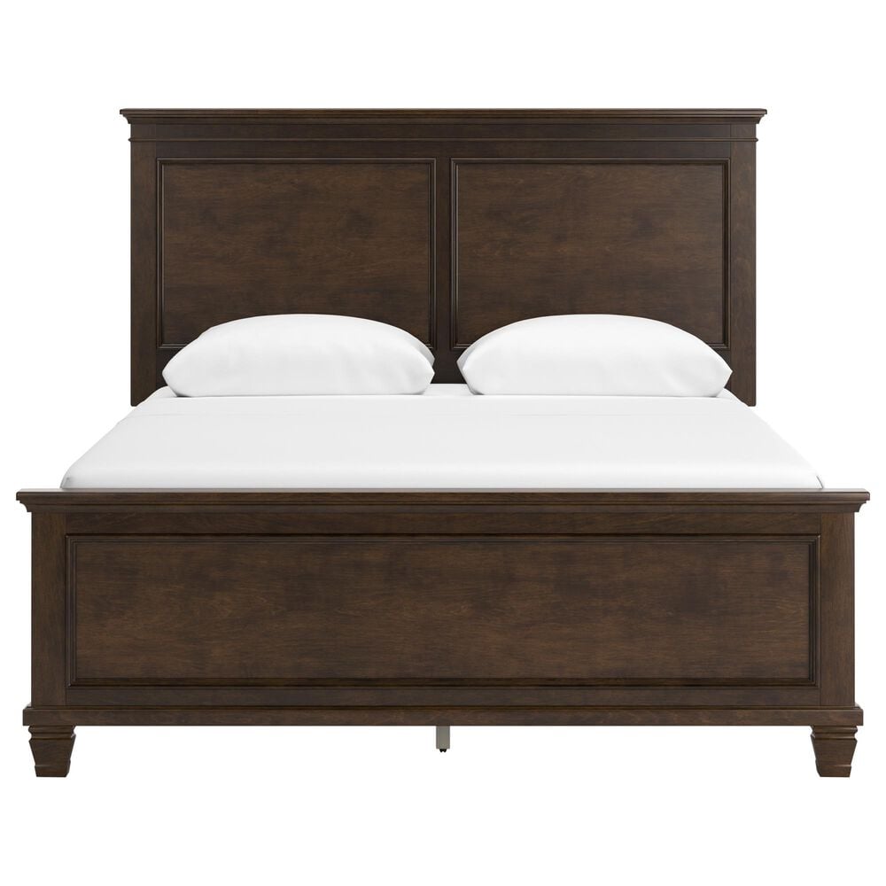 Ashley Danabrin 3-Piece Queen Panel Bed Set in Brownish Cherry, , large