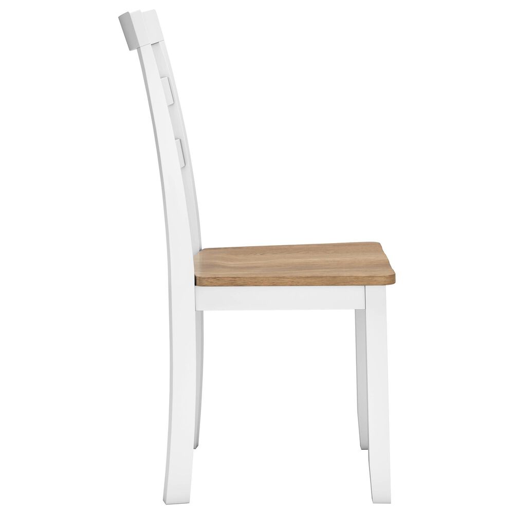 Ashley Gesthaven 6-Piece Rectangular Dining Set in Natural and White, , large