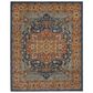 Safavieh Evoke EVK275C-10 10" x 14" Blue and Orange Area Rug, , large