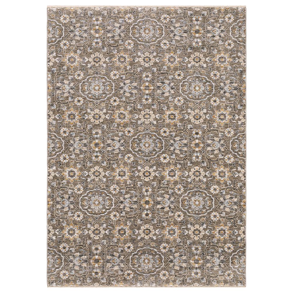 Oriental Weavers Maharaja Ames 532D 9"10" x 12"10" Grey Area Rug, , large