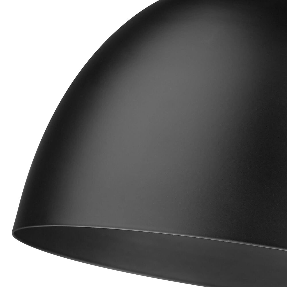 Golden Lighting Rey 1-Light Wall Sconce in Aged Brass and Black, , large