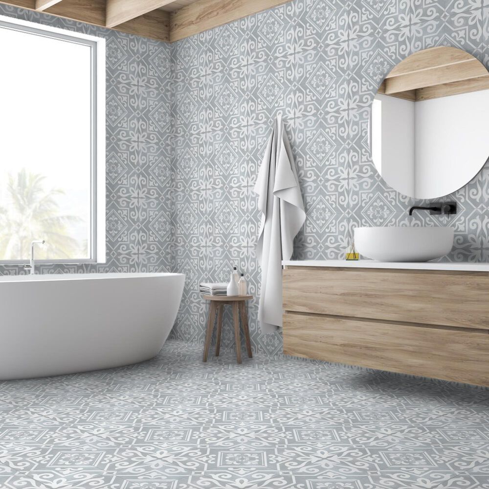 Emser Nostalgia Legend 18&quot; x 18&quot; Ceramic Tile, , large