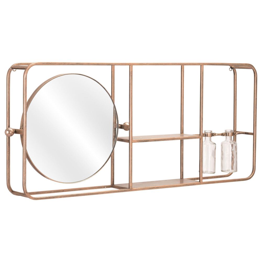 Zuo Modern Thornhill Mirror in Gold, , large