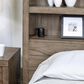 Riva Ridge Modern Loft California King Platform Bed with Dresser and Nightstand in Greystone, , large