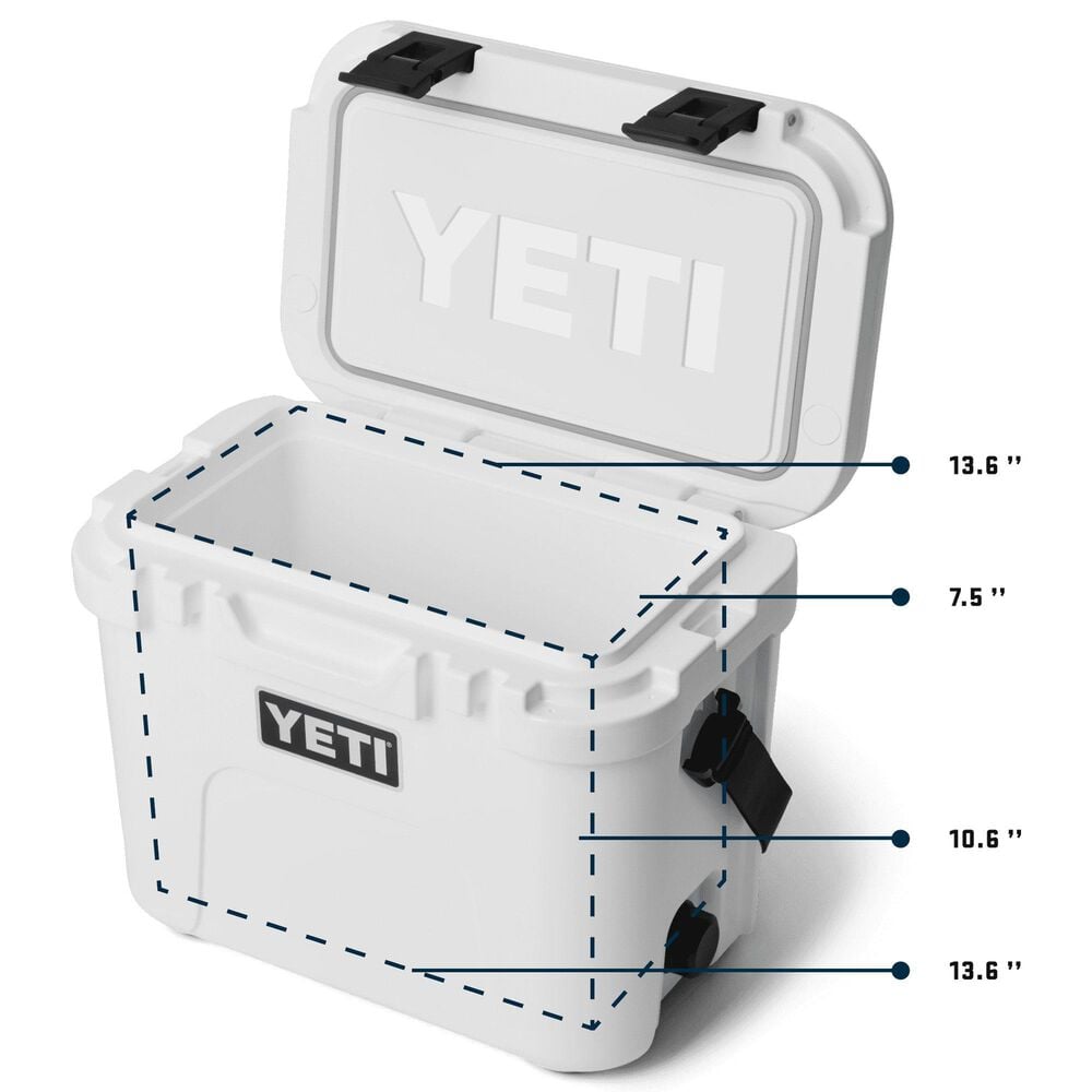 YETI Roadie 15 Hard Cooler in Olive and King Crab Orange, , large