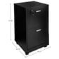 Timberlake Mobile File Cabinet in Black, , large
