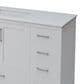 Lexora Home Jacques 84" Double Bathroom Vanity in White with 2 cm White Quartz Top and Rectangular Sinks, , large