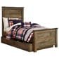 Ashley Trinell 5 Piece Twin Storage Bedroom Set in Brown, , large