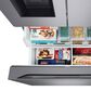 LG 25.5 Cu. Ft. 3-Door French Door Refrigerator with Ice and Water Dispenser in Noble Steel, , large