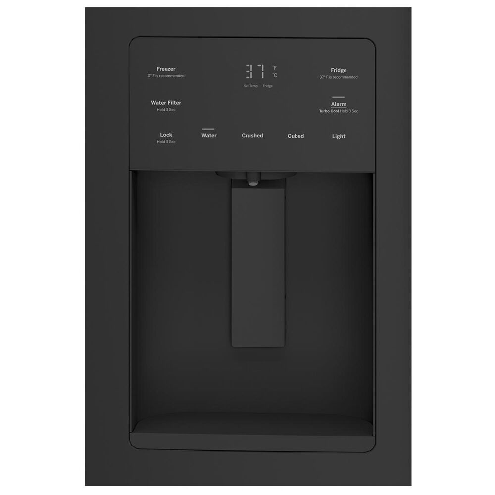 GE Appliances 25.5 Cu. Ft. French Door Refrigerator in Black Slate, , large