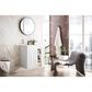 James Martin Vanities Alicante 24" Single Bathroom Vanity in Glossy White with 5 cm White Glossy Resin Top and Rectangular Sink, , large