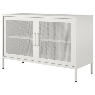 DHP Sunset District 2-Shelf Storage Cabinet in White, , large