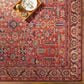 Surya Iris Burnt Orange, Dark Blue, Yellow, Light Pink, Oatmeal and Olive 7"6" x 9"6" Area Rug, , large