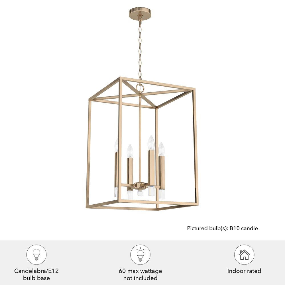 Hunter Sunjai 17&quot; 4-Light Pendant in Alturas Gold, , large