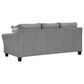 Ashley Mathonia Stationary Sofa and Loveseat Set in Smoke, , large