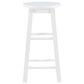 Linon Home Decor Abby 24" Counter Stool in White, , large