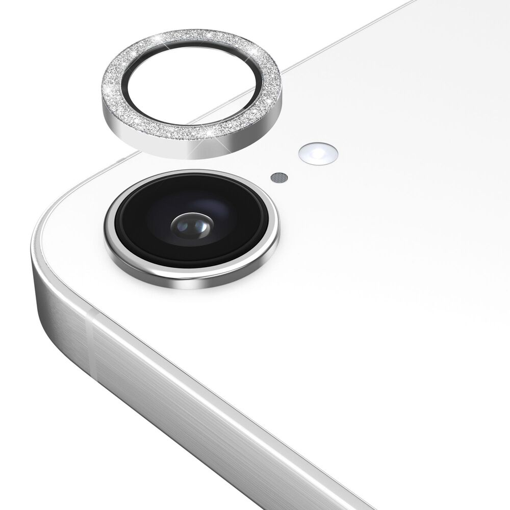 Case-Mate Aluminum Ring Camera Lens Glass Protector for Apple iPhone 16e in Twinkle, , large