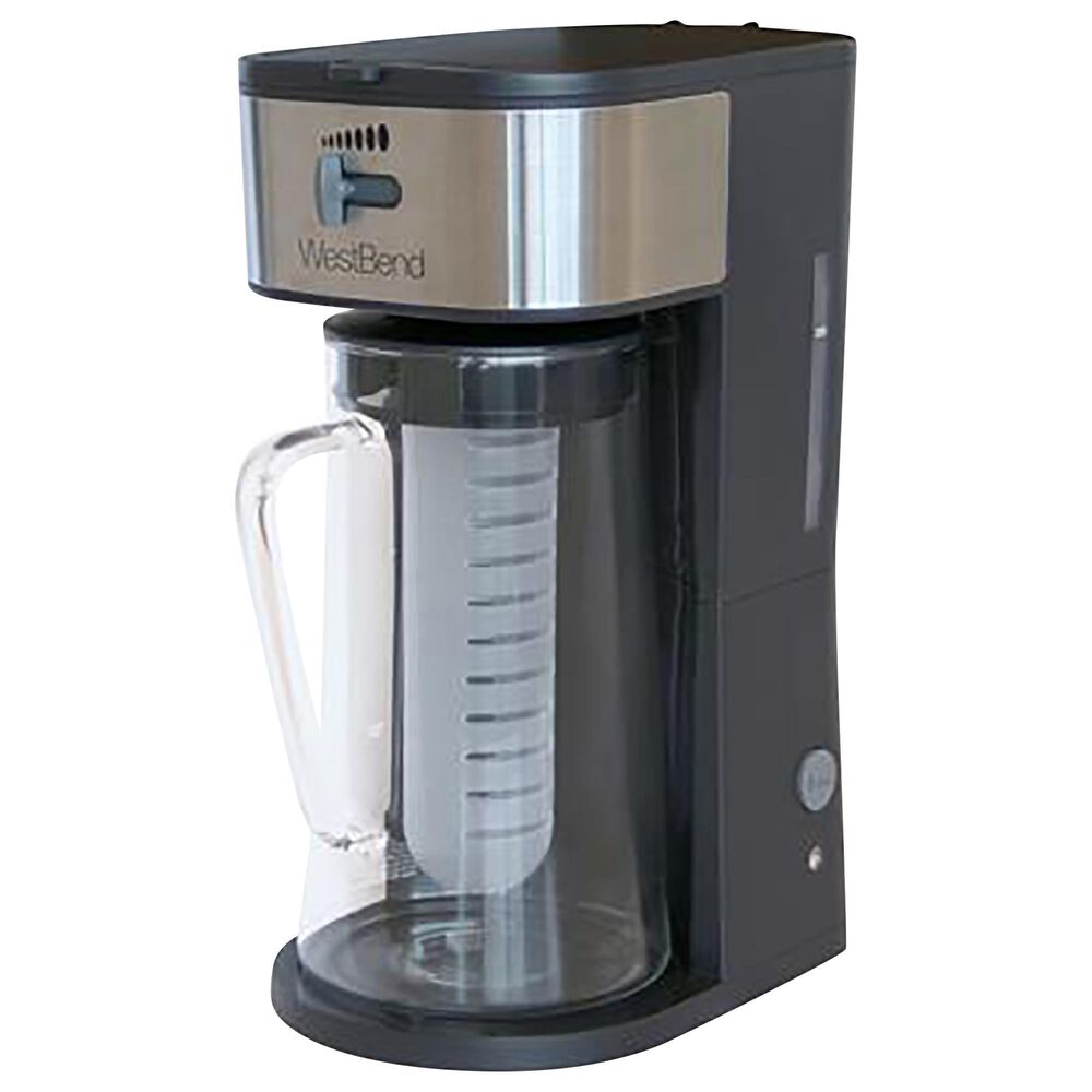 West Bend Iced Tea and Iced Coffee Maker in Black Stainless Steel