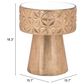 Zuo Modern Aztec Side Table in Bronze, , large