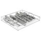 Gibson Overseas, Inc Prato 65-Piece Flatware Set with Wire Caddy in Silver, , large