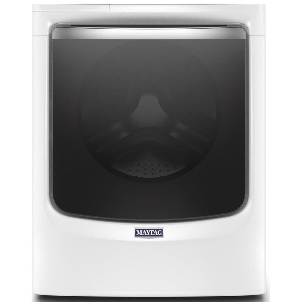 Maytag 5.0 Cu. Ft. Front Load Washer with Steam and a 7.3 Cu. Ft. Gas Dryer - White, , large