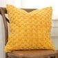 Rizzy Home 20" x 20" Transitional Down Filled Throw Pillow in Yellow, , large