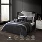 BEBEJAN Kyle 5-Piece King Comforter Set in Black and Grey, , large