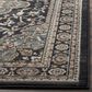 Safavieh Lyndhurst 8" x 10" Anthracite and Teal Area Rug, , large